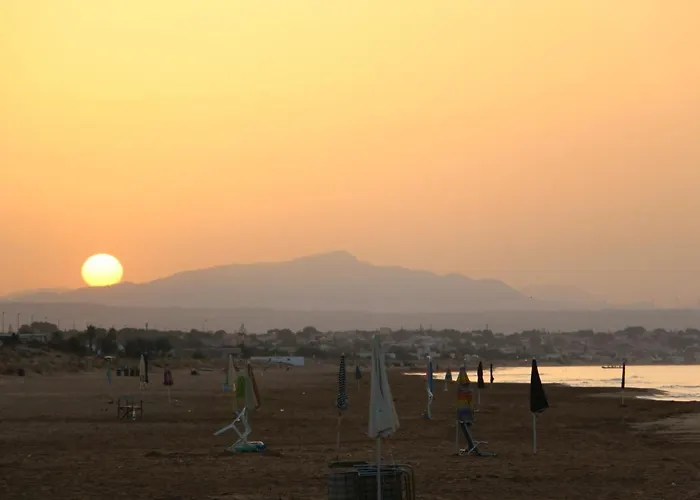 Hotel sulla spiaggia a Tre Fontane