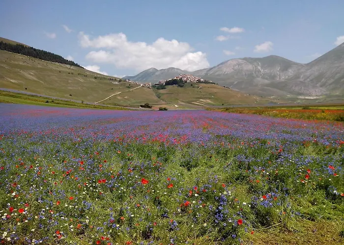 Hotel con viste meravigliose a Norcia