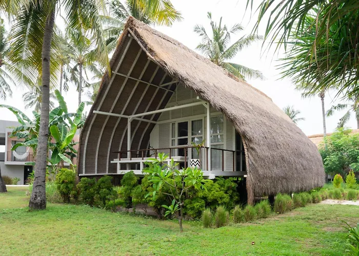 Hotels aan het strand in Gili Trawangan
