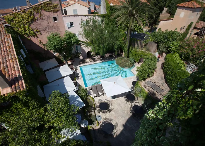 Hotel sulla spiaggia a Saint-Tropez
