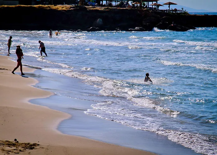 Hotels aan het strand in Gouves (Crete)