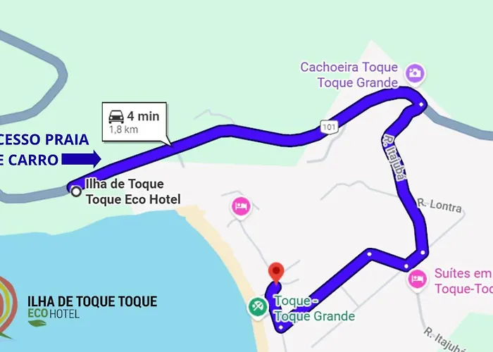 Hotéis de praia de Toque Toque Grande