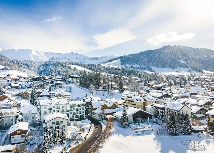 Hotéis de Megève com vistas incríveis